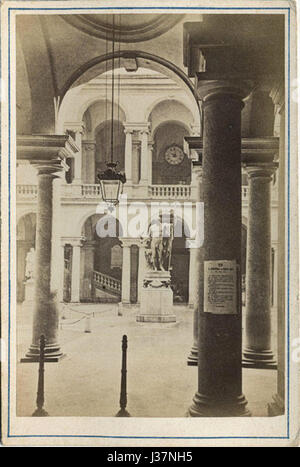 Degoix, Celestino (floruit 1860 1890)   Milano   Cour du Palais Brera Stock Photo