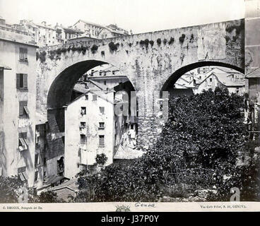 Degoix, Celestino (floruit 1860 1890)   Genova   Ponte Stock Photo