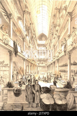 Der Rauchwaarenhandel von Heinrich Lomer, 1864 (Heinrich Lomer's Waarenlager) Stock Photo