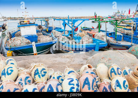 Traditional Octopus Pots for catching octopus Stock Photo