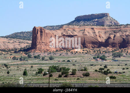 Interstate Red Rocks Red Rocks Viewed From Interstate 40 in Western New Mexico Stock Photo ...