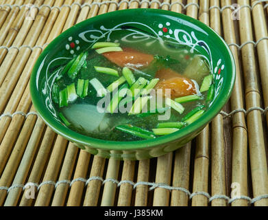 Lung fung soup - Chinese thick seafood Stock Photo