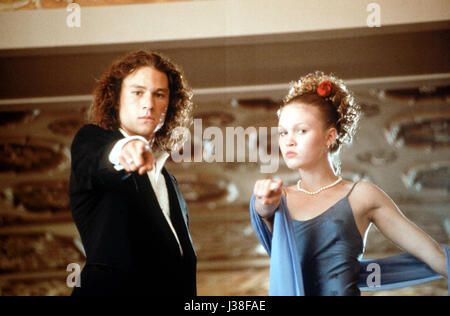 10 THINGS I HATE ABOUT YOU (1999)  HEATH LEDGER  JULIA STILES  GIL YUNGER (DIR)  TOUCHSTONE PICTURES/MOVIESTORE COLLECTION LTD Stock Photo