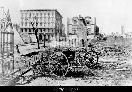 Charleston sc 1865 Stock Photo