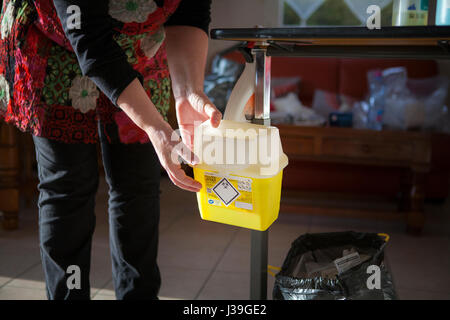 HOME HOSPITAL Stock Photo