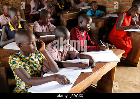 Ugandan school. Stock Photo
