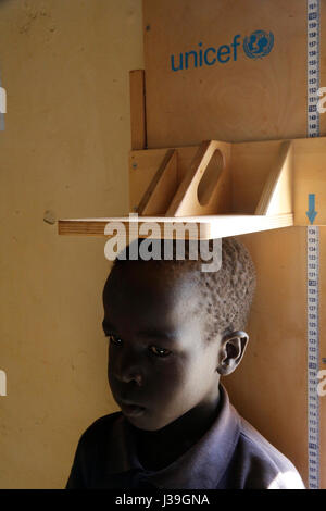 Kiryangondo refugee camp. malnutrition prevention program run by concern worldwide. Stock Photo
