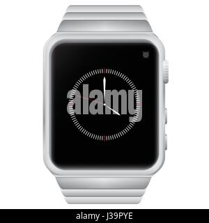 Smart Watch Vector Illustration with white background. Stock Vector