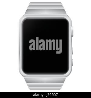 Smart Watch Vector Illustration with white background. Stock Vector