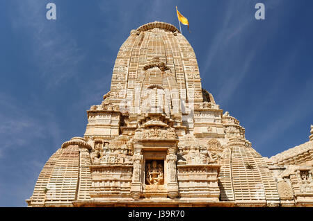 Beautifoul Fort Chittor in  Chittorgarh, India. Rajasthan. Kumbha Shyam Temple Stock Photo