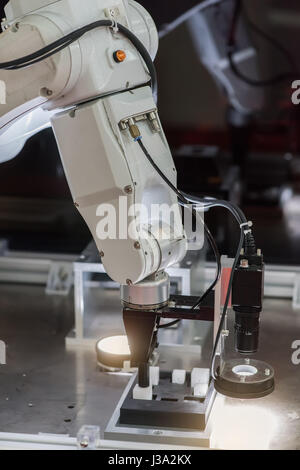 Robotic machine vision system in factory,automated scanning Stock Photo ...