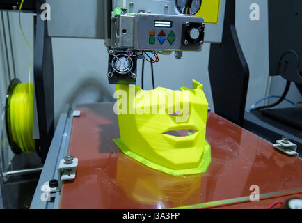 3D printer,Three dimensional printing machine Stock Photo