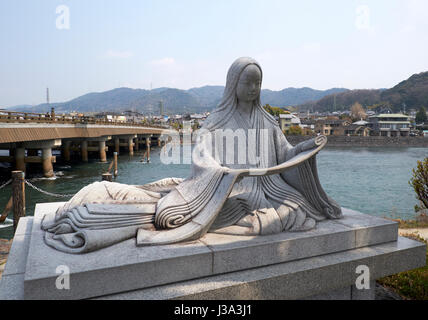 MURASAKI STATUE, UJI, KYOTO, JAPAN Stock Photo