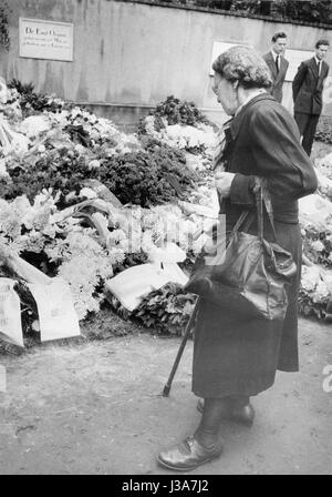 The funeral of Bertolt Brecht, 1956 Stock Photo