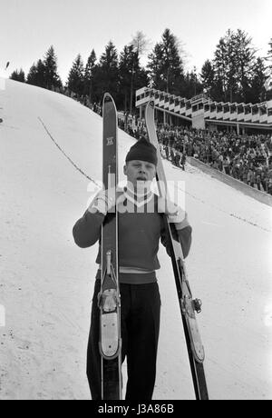 Four Hills Tournament 1963/64: individual jumping in Innsbruck, 1964 Stock Photo