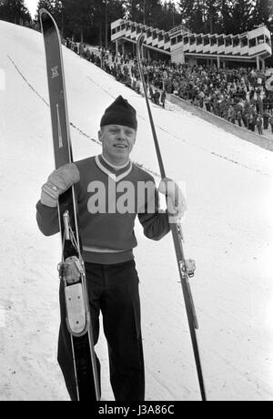 Four Hills Tournament 1963/64: individual jumping in Innsbruck, 1964 Stock Photo