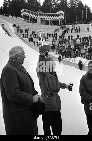 Four Hills Tournament 1963/64: individual jumping in Innsbruck, 1964 Stock Photo