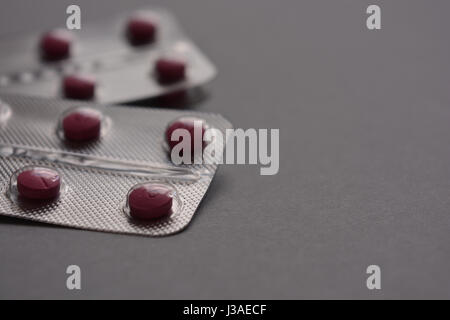 Tablets in blister packs Stock Photo