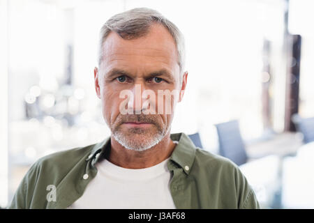 Portrait of mature businessman in office Stock Photo
