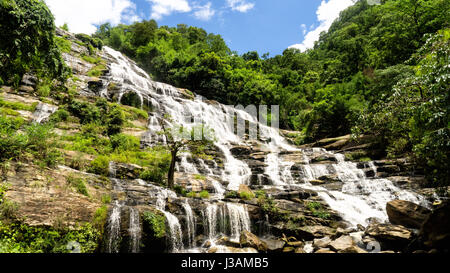 Asia, South East Asia, Thailand, Chiang Mai, Doi Inthanon National Park, Mae Ya Waterfall Stock Photo