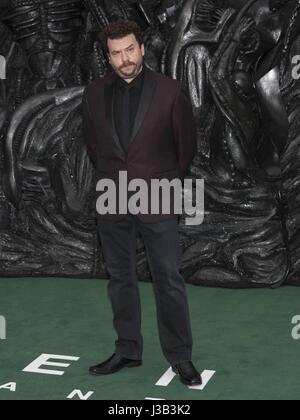 London, UK. 04th May, 2017. Danny McBride attends the World Premiere of ALIEN CONVENANT. London, UK. 04/05/2017 | usage worldwide Credit: dpa/Alamy Live News Stock Photo