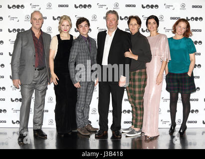 London, UK. 04th May, 2017. Cast at the 6th LOCO London Comedy Film Festival - The UK premiere of The Hippopotamus at the BFI South Bank, London on May 4th 2017 Credit: KEITH MAYHEW/Alamy Live News Stock Photo