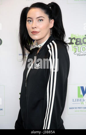 Bala Cynwyd, PA, USA. 5th May, 2017. Bishop Briggs visits Radio 104.5 performance studio in Bala Cynwyd, Pa on May 5, 2017 Credit: Star Shooter/Media Punch/Alamy Live News Stock Photo