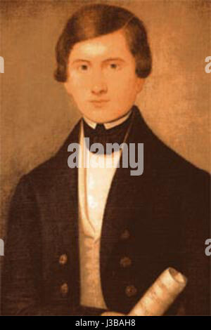 Donizetti as a young man Stock Photo