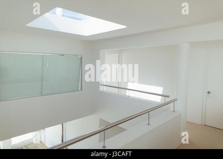 Empty corridor in modern home Stock Photo