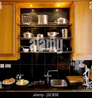 Primrose hill house of London restauranteur with1940s flavour and French influence Stock Photo
