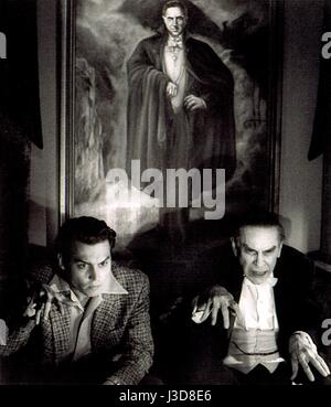 Ed Wood Year : 1994 USA Director : Tim Burton Martin Landau,  Johnny Depp Stock Photo