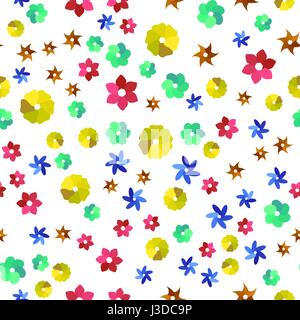 Colored Seamless Pattern Stock Vector