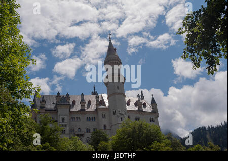 GERMANY. Bavaria. 2016. Neuschwanstein Castle Stock Photo