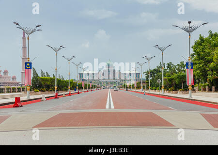 Perdana Putra, Prime Minister's Office of Malaysia, Putrajaya. Stock Photo