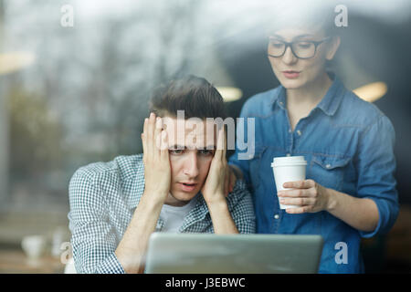 Stressed man Stock Photo