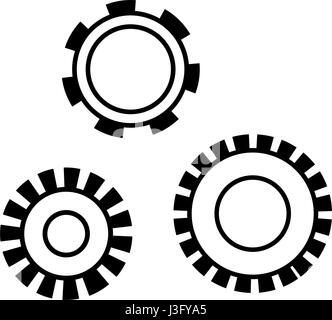 figure industry gears engineering process background Stock Vector Image ...