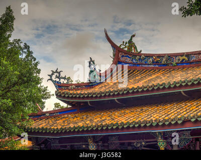 Taipei, Taiwan - October 12, 2016: Conficion Temple  in Taipei city Stock Photo