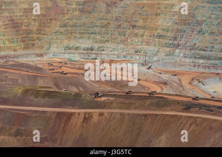 Freeport-Mcmoran Copper Mine, Arizona USA Stock Photo