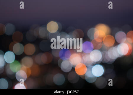 City view of Kandy taken from Hantana Mountain Stock Photo
