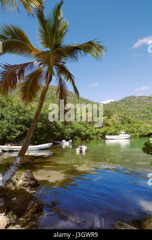 Marigot Bay. Marigot. Santa Lucia. West Indies. Caribbean Stock Photo 