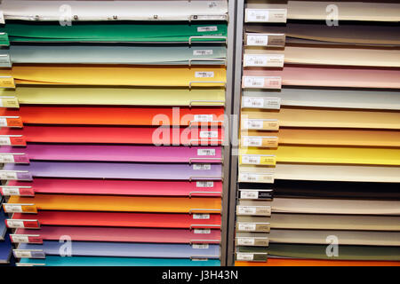 Miami Beach Florida,ArtCenter SouthFlorida,art supply store,craft,artist paper,hobby,Canson,vibrant color,acid free,Mi Teintes,pulp dyed,violet,red,or Stock Photo