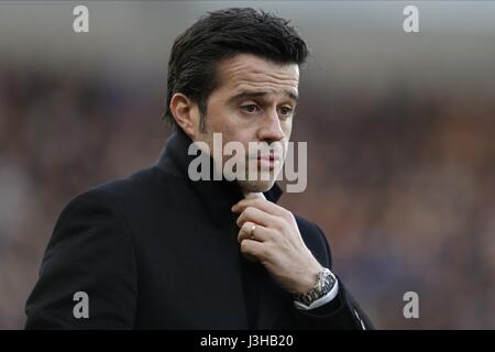 MARCO SILVA HULL CITY FC MANAGER HULL CITY FC MANAGER  HULL ENGLAND 04 February 2017 Stock Photo