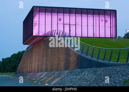 Europe, Germany, Cologne, flood pumping station at the river Rhine in the district Bayenthal Stock Photo