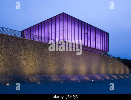 Europe, Germany, Cologne, flood pumping station at the river Rhine in the district Bayenthal Stock Photo