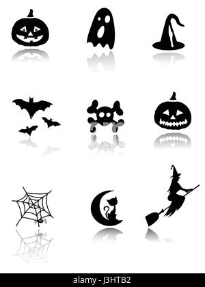 Halloween set Stock Vector