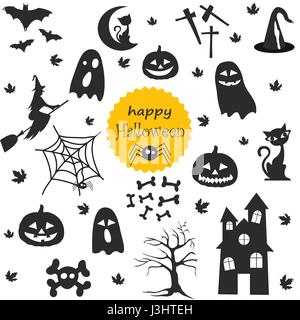 Halloween set Stock Vector