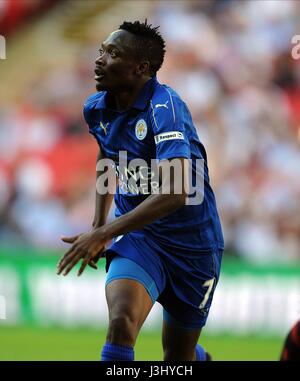 AHMED MUSA OF LEICESTER CITY LEICESTER CITY V MANCHESTER UN WEMBLEY STADIUM LONDON ENGLAND 07 August 2016 Stock Photo