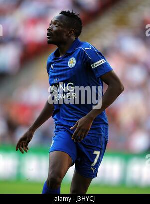 AHMED MUSA OF LEICESTER CITY LEICESTER CITY V MANCHESTER UN WEMBLEY STADIUM LONDON ENGLAND 07 August 2016 Stock Photo