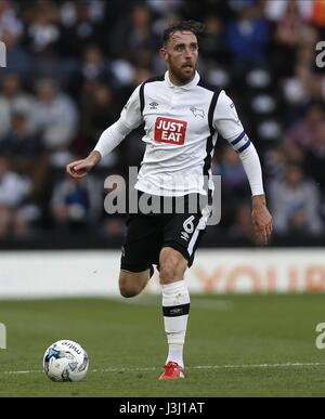 RICHARD KEOGH DERBY COUNTY FC DERBY COUNTY FC IPRO STADIUM DERBY ENGLAND 20 August 2016 Stock Photo