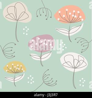 Seamless floral pattern Stock Vector